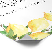 Belangrijkste teken van Lemon Photo Booth Poster (Hoek)