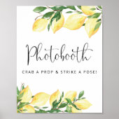 Belangrijkste teken van Lemon Photo Booth Poster (Voorkant)