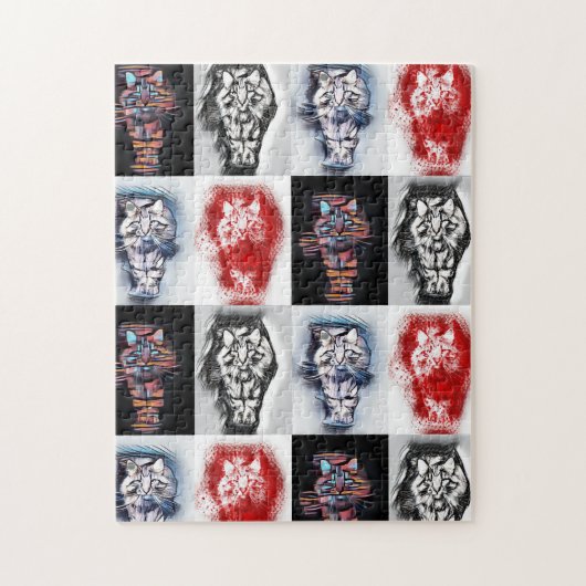 Belangrijkste trends in de coonkunstcollage legpuzzel (Verticaal)