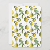 Belangrijkste uitnodiging van het Bridal van het V (Achterkant)