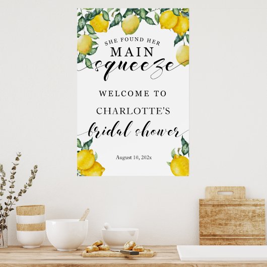 Belangrijkste Vrijgezellenfeest welkom zomer Poster (Keuken)