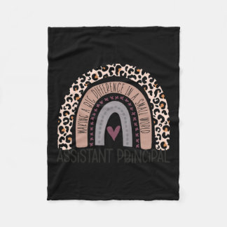 Belangrijkste waardering Leopard Print Rainbow Fleece Deken