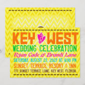 BELANGRIJKSTE WEST-bestemmingsuitnodiging Kaart (Voorkant / Achterkant)