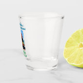 Belangrijkste West Milestone Birthday Party Weeken Shot Glas (Rechts)