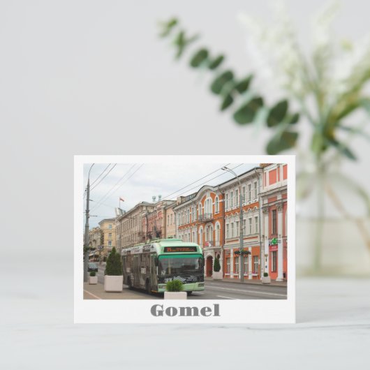 Belarus Беларс ь Г о м е л ьу Briefkaart (Staand voorkant)