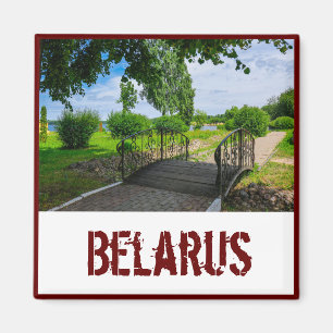 Belarus Беларусь Lepel Landschaps Natuur Magneet