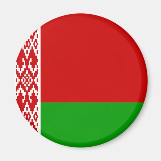 Belarus Flag Magnet (Voorkant)