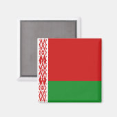 Belarus Flag Magnet (Voorkant / Achterkant)