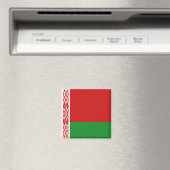 Belarus Flag Magnet (Insitu (Vaatwasser))