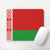 Belarus Flag Mousepad Muismat (Met muis)
