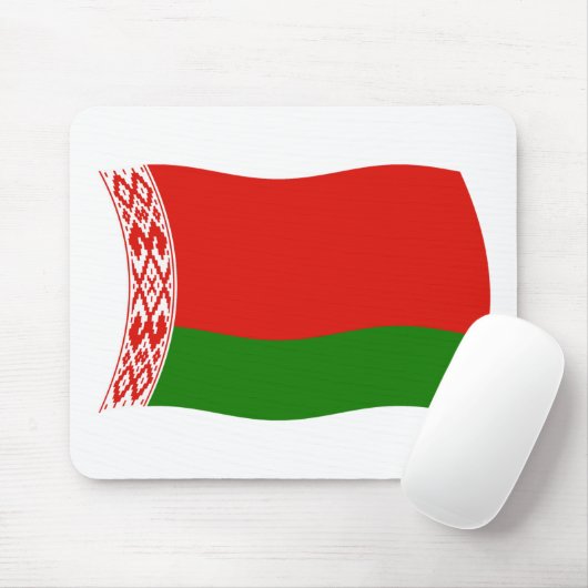 Belarus Flag Mousepad Muismat (Met muis)