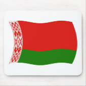Belarus Flag Mousepad Muismat (Voorkant)