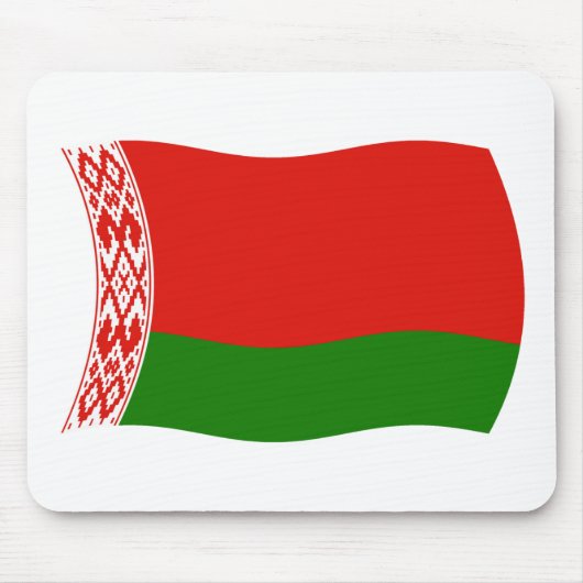 Belarus Flag Mousepad Muismat (Voorkant)
