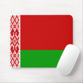 Belarus Flag Mousepad Muismat (Met muis)