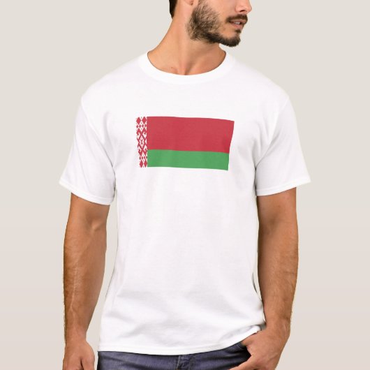 Belarus Flag T-Shirt, Patriotic T-Shirts (Voorkant)