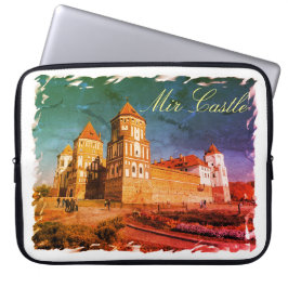 Belarus Kasteel Mir Architectuur Laptophoes Laptop Sleeve