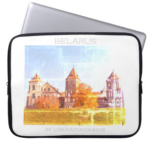 Belarus Kasteel Mir Architectuur Laptophoes Laptop Sleeve