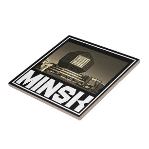 Belarus Minsk Minsk Cityscape П а МлArchitectuur т Tegeltje