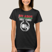 Belarus Table Tennis  Belarusian Ping Pong Support T-shirt (Voorkant)