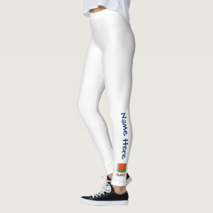 Belarus Wit-Rood-Groene Vlag Gepersonaliseerd Leggings