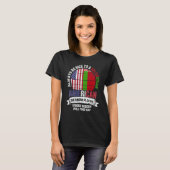 Belarusian American We know Places where Belarus F T-shirt (Voorkant volledig)