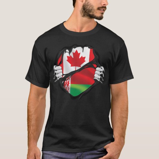Belarussische Canadese handvuurwapens T-shirt (Voorkant)