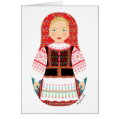 Belarussische Matryoshka-Kaart (Voorkant)