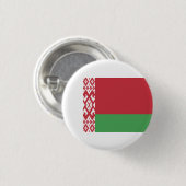 Belarussische vlag, vlag van Belarus Ronde Button 3,2 Cm (Voorkant /achterkant)