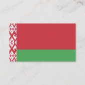 Belarussische vlag, vlag van Belarus Visitekaartje (Voorkant)