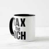 Belast De Rijken Mok (Voorkant links)