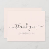 Belastend bedrijf Blush Pink budget Hartelijk dank (Voorkant / Achterkant)