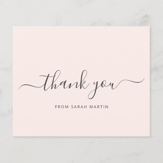 Belastend bedrijf Blush Pink budget Hartelijk dank (Voorkant)