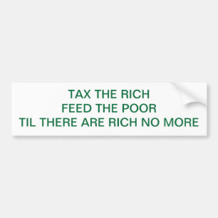 BELASTING BUMPERSTICKER
