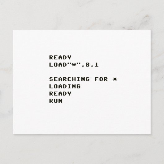 BELASTING C64 BRIEFKAART (Voorkant)