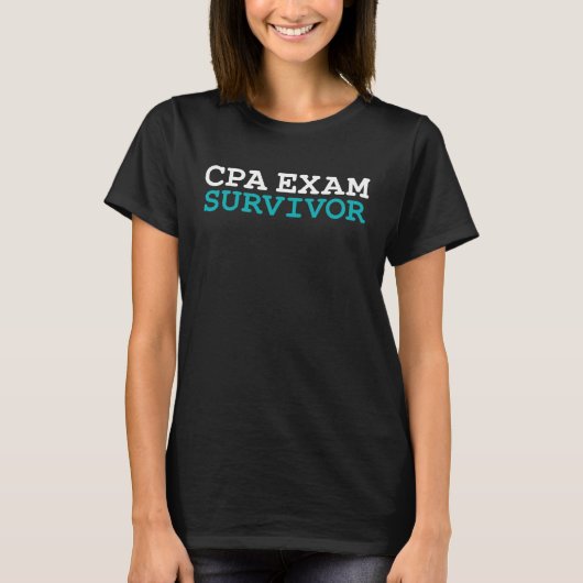 Belasting Cpa Gecertificeerd Openbaar Accountant C T-shirt (Voorkant)