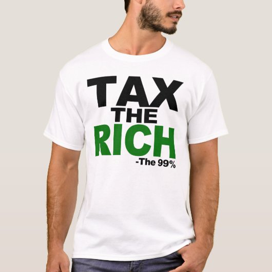 BELASTING DE RIJK      - De 99% T-shirt (Voorkant)