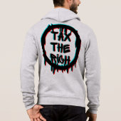 Belasting de rijke Originele AchterLogo Hoodie (Achterkant)