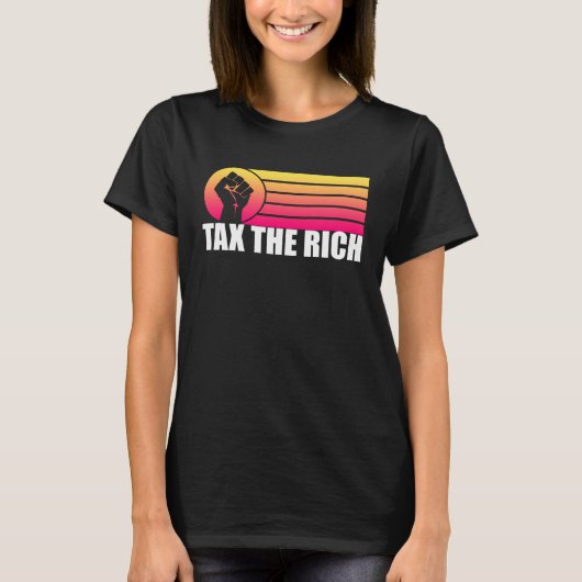 Belasting de rijke retro zonsondergang t-shirt (Voorkant)