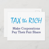 Belasting de Rijken Briefkaart (Voorkant / Achterkant)