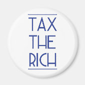 Belasting de rijken! magneet (Voorkant)