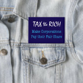 Belasting de rijken maken bedrijven betalen een ee button (Insitu)