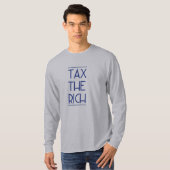 Belasting de rijken! t-shirt (Voorkant volledig)