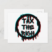 Belasting het Rijke Origineel Briefkaart (Voorkant / Achterkant)