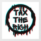 Belasting het Rijke Origineel Raamsticker (Vel)