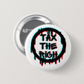 Belasting het Rijke Origineel Ronde Button 5,7 Cm (Voorkant /achterkant)