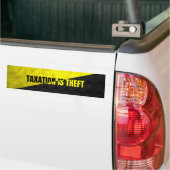 Belasting is diefstal bumpersticker (Op Truck)