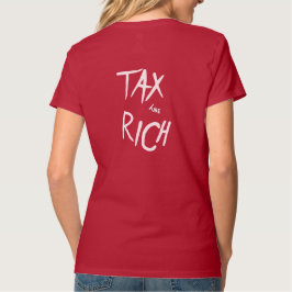 Belasting op de Rich AOC politieke Mode Statement  T-shirt
