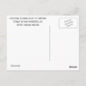 Belasting op de rijken - San Francisco Briefkaart (Achterkant)