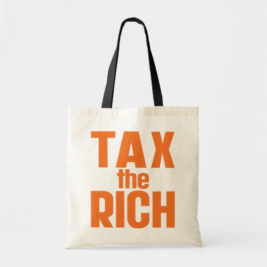 Belasting op de rijken tote bag (Voorkant)