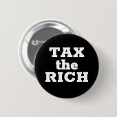 BELASTING OP DE RIJST RONDE BUTTON 5,7 CM (Voorkant /achterkant)